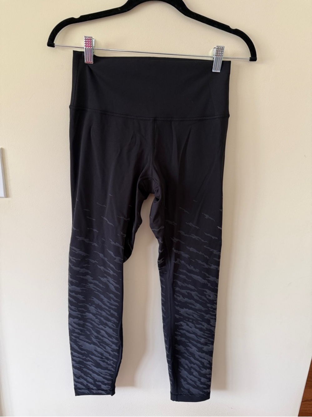 lululemon athletica Black Patterned High-Rise Leggings